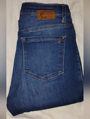 Mavi Alyssa Women's Slim Straight Dark Blue Denim Jeans